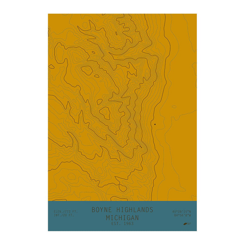 Boyne Highland, Michigan - Muir Way - TOPO Series