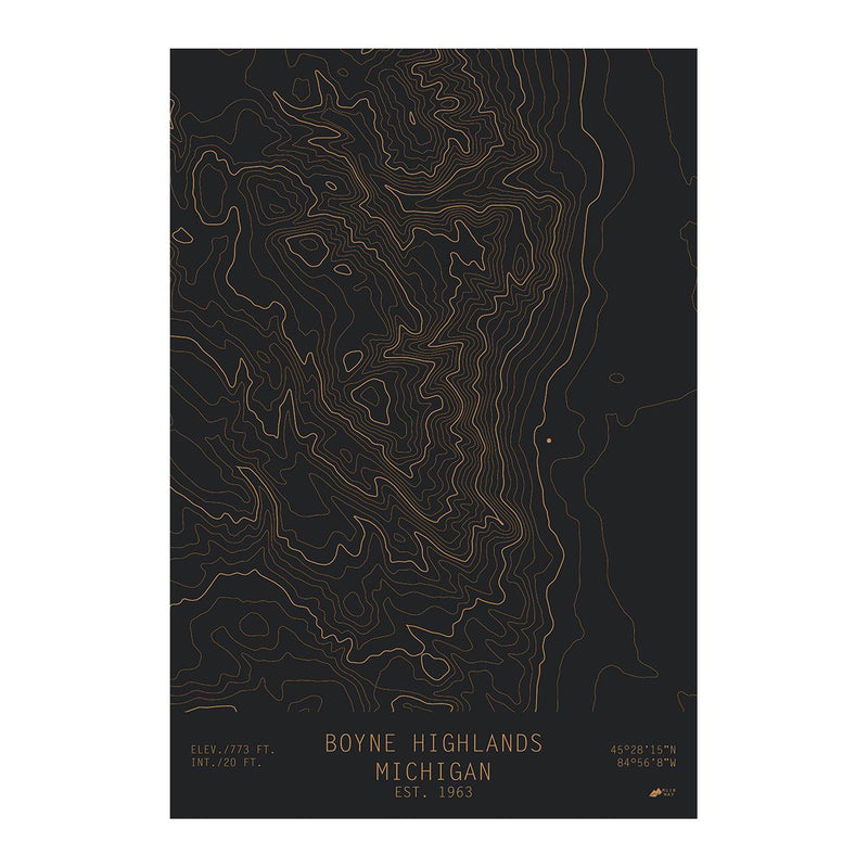 Boyne Highland, Michigan - Muir Way - TOPO Series