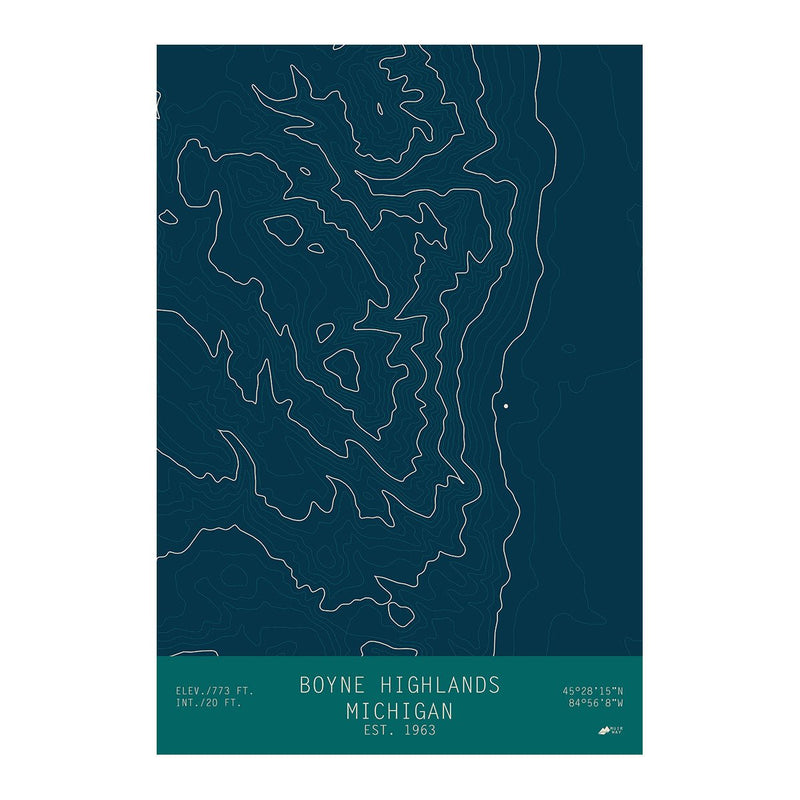 Boyne Highland, Michigan - Muir Way - TOPO Series