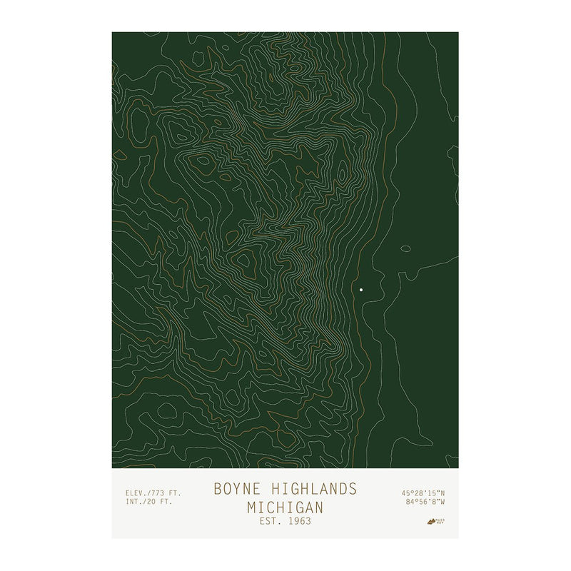 Boyne Highland, Michigan - Muir Way - TOPO Series