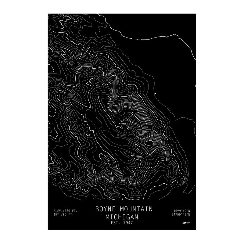 Boyne Mountain, Michigan - Muir Way - TOPO Series