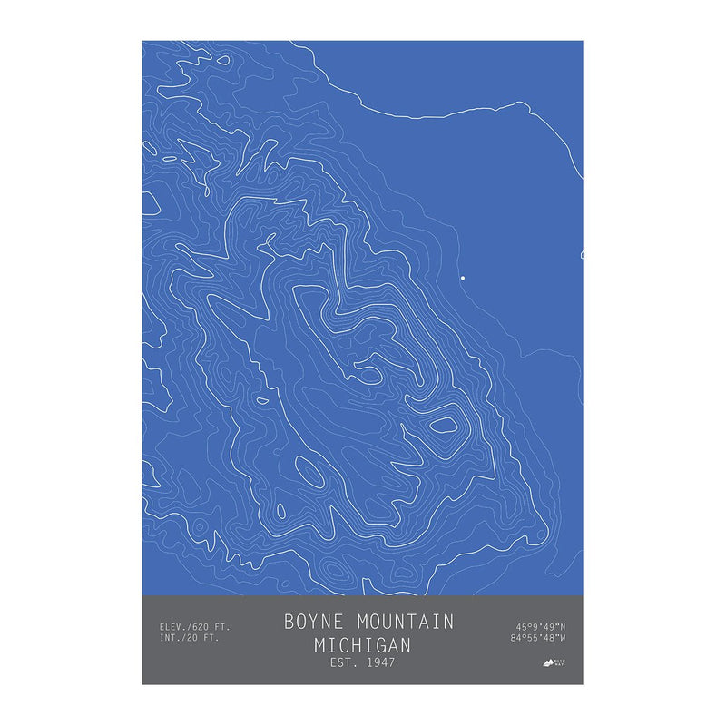 Boyne Mountain, Michigan - Muir Way - TOPO Series