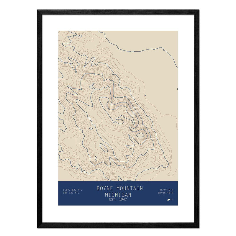 Boyne Mountain, Michigan - Muir Way - TOPO Series
