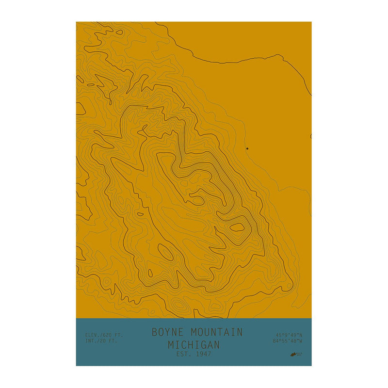 Boyne Mountain, Michigan - Muir Way - TOPO Series