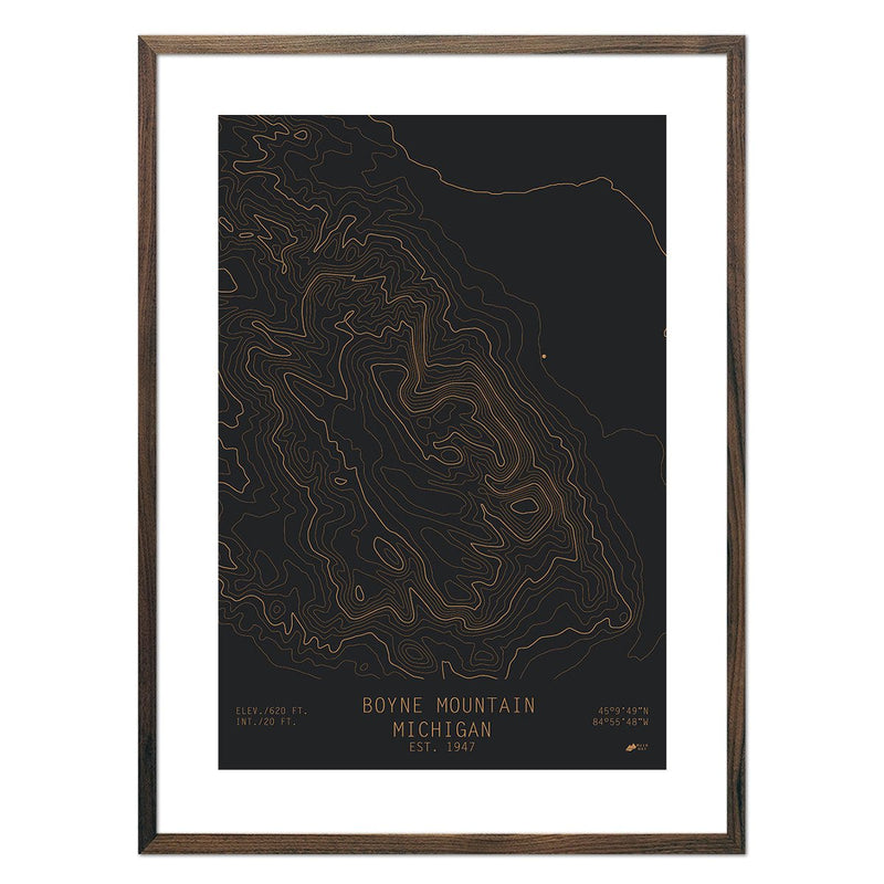 Boyne Mountain, Michigan - Muir Way - TOPO Series