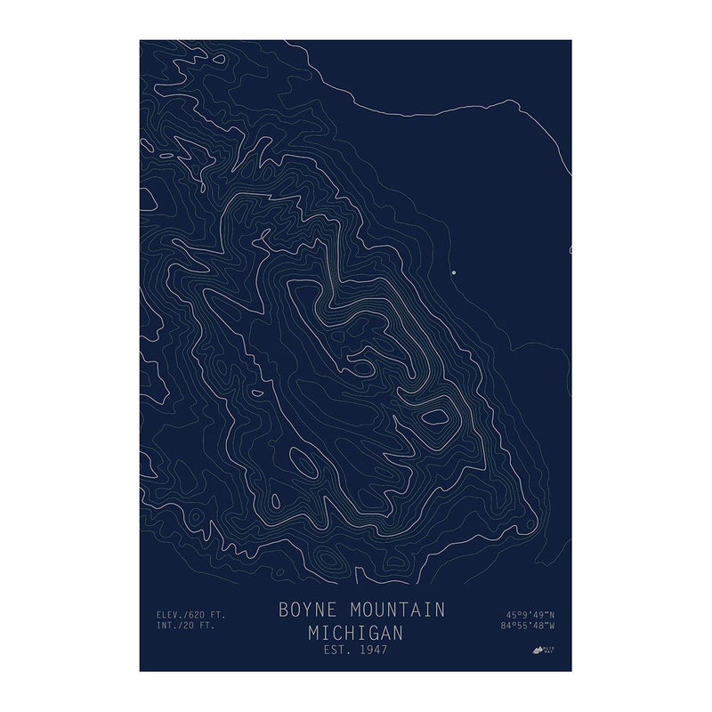 Boyne Mountain, Michigan - Muir Way - TOPO Series