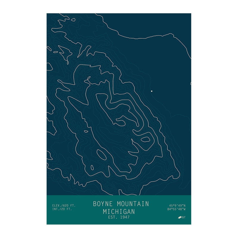 Boyne Mountain, Michigan - Muir Way - TOPO Series