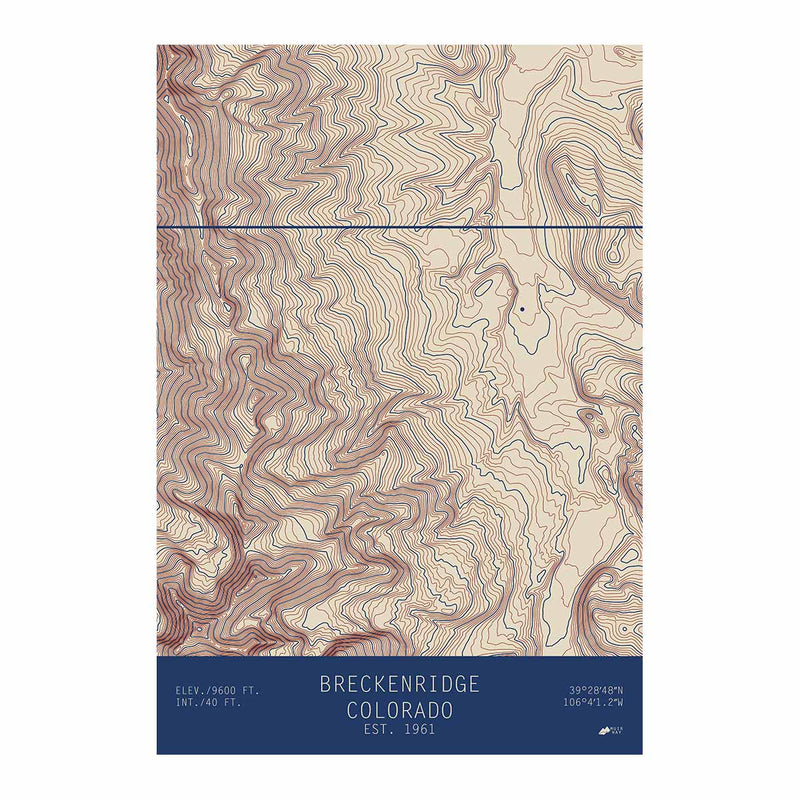 Breckenridge, Colorado - Muir Way - TOPO Series