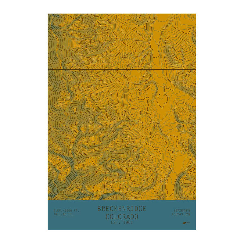 Breckenridge, Colorado - Muir Way - TOPO Series