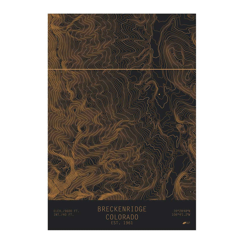 Breckenridge, Colorado - Muir Way - TOPO Series