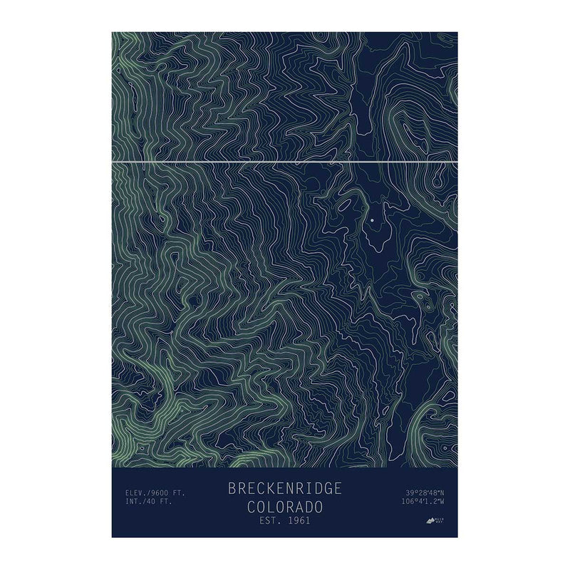 Breckenridge, Colorado - Muir Way - TOPO Series