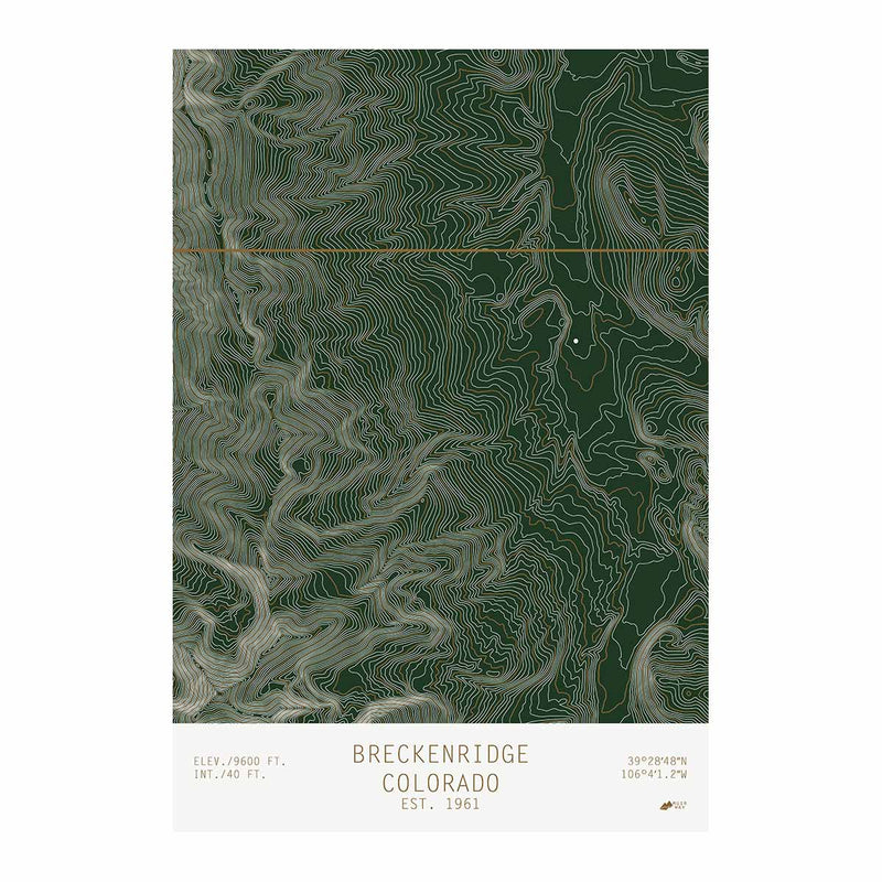 Breckenridge, Colorado - Muir Way - TOPO Series