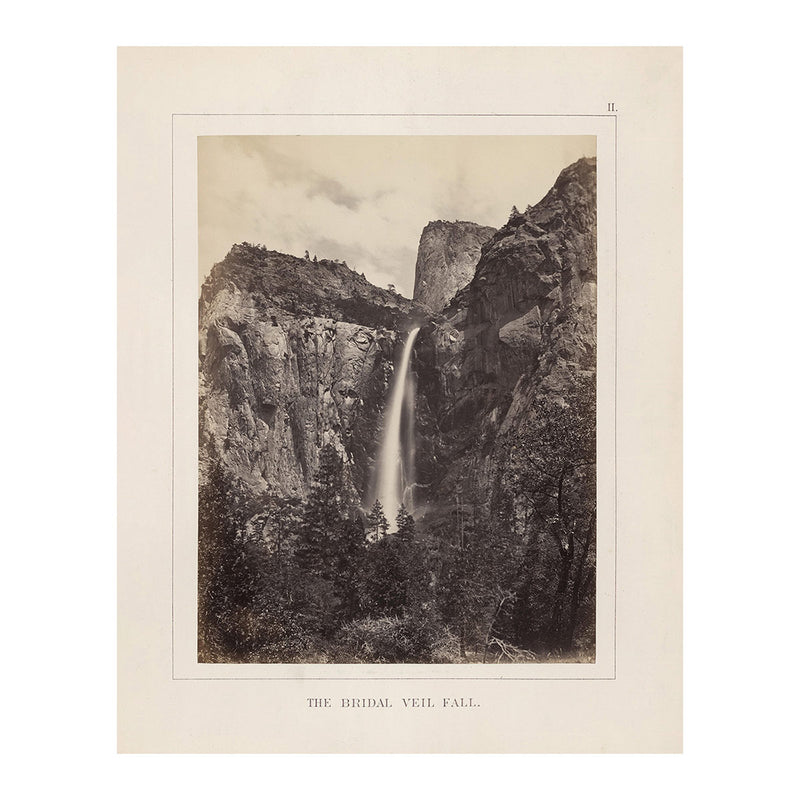Bridal Veil Fall, Yosemite 1868 - Muir Way - Photograph