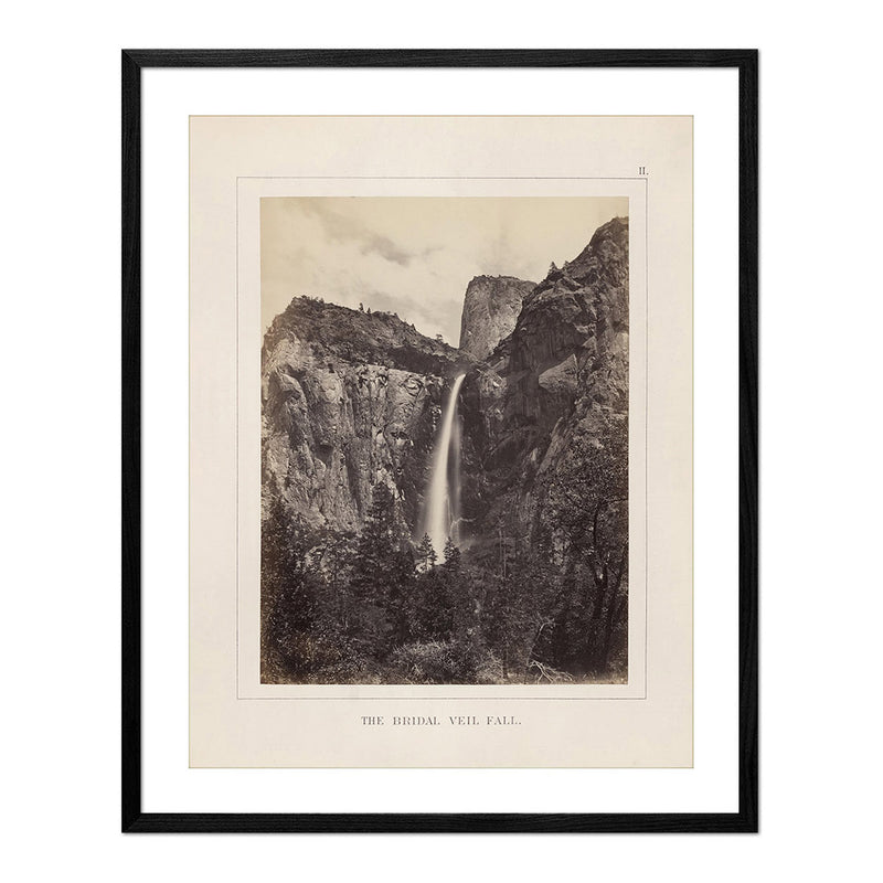 Bridal Veil Fall, Yosemite 1868 - Muir Way - Photograph