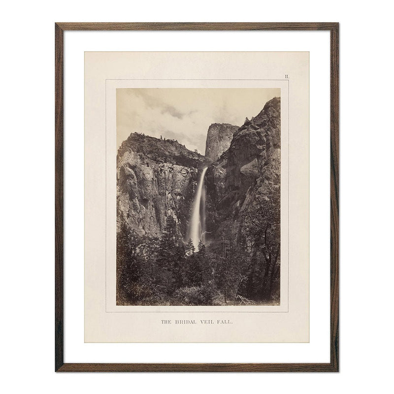 Bridal Veil Fall, Yosemite 1868 - Muir Way - Photograph