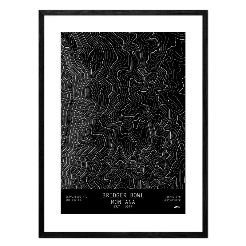 Bridger Bowl, Montana - Muir Way - TOPO Series