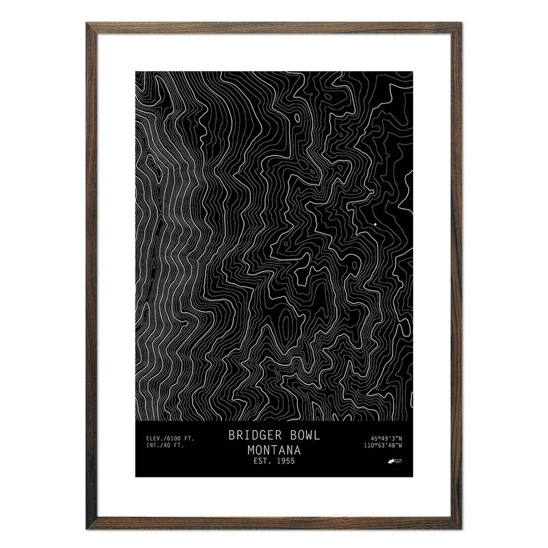 Bridger Bowl, Montana - Muir Way - TOPO Series