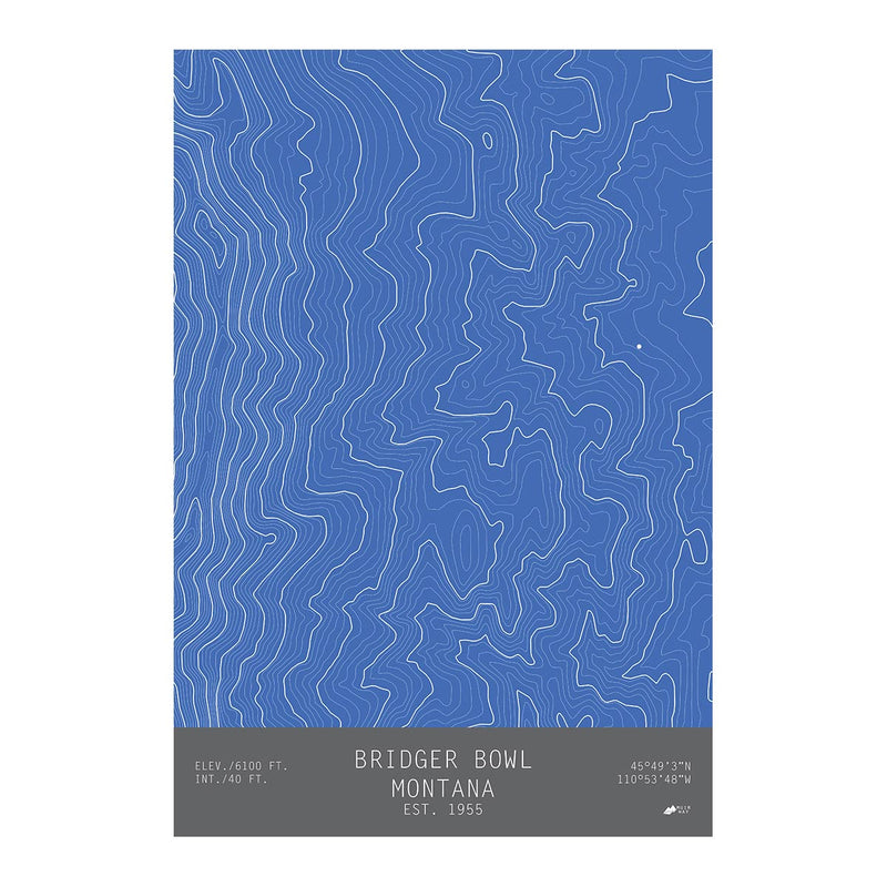 Bridger Bowl, Montana - Muir Way - TOPO Series