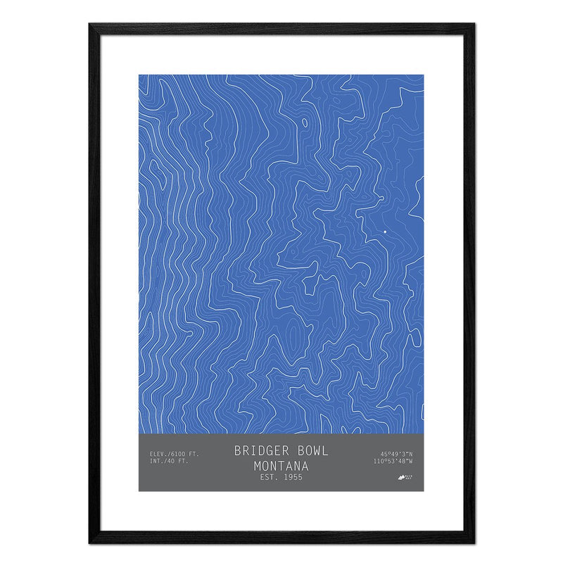 Bridger Bowl, Montana - Muir Way - TOPO Series