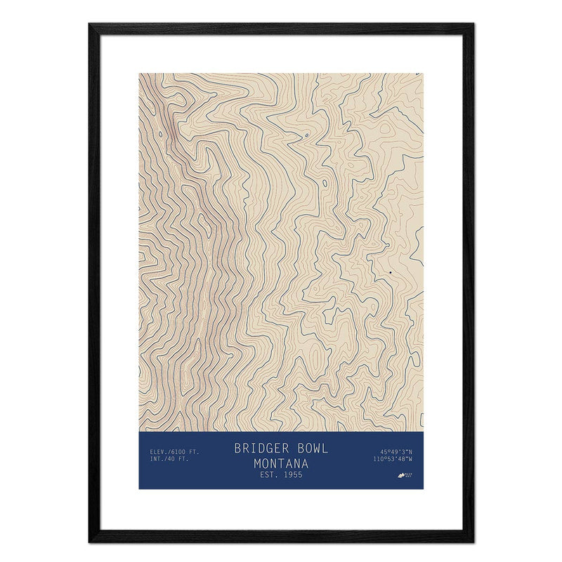 Bridger Bowl, Montana - Muir Way - TOPO Series