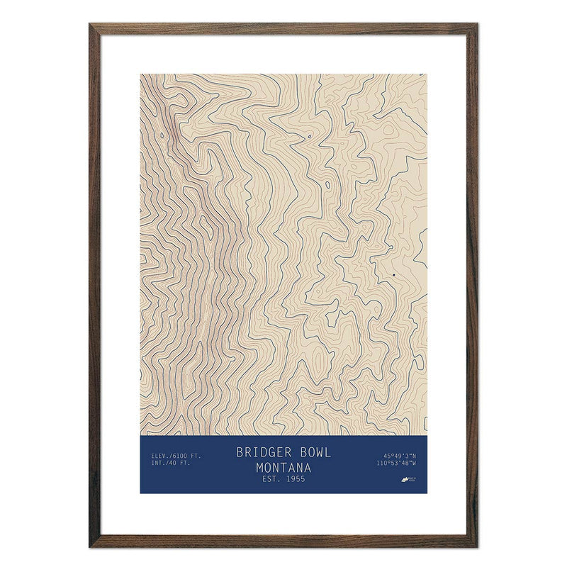 Bridger Bowl, Montana - Muir Way - TOPO Series