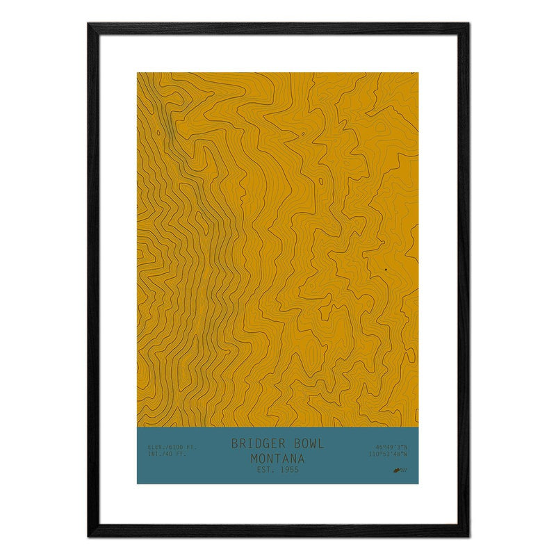 Bridger Bowl, Montana - Muir Way - TOPO Series