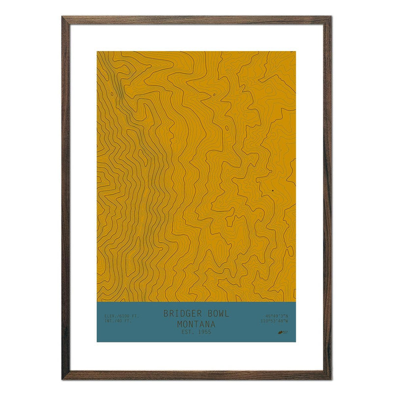 Bridger Bowl, Montana - Muir Way - TOPO Series