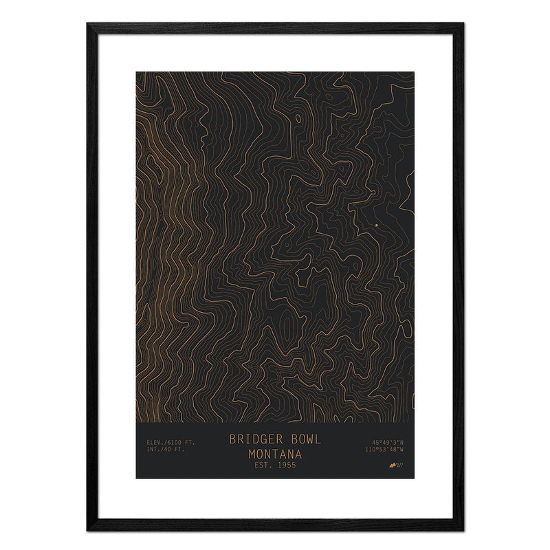 Bridger Bowl, Montana - Muir Way - TOPO Series