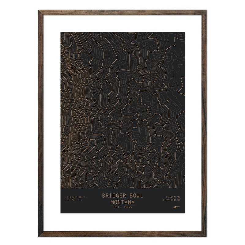Bridger Bowl, Montana - Muir Way - TOPO Series