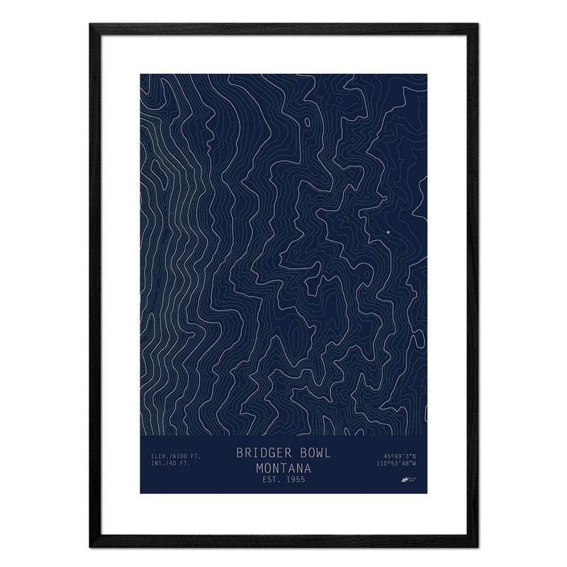 Bridger Bowl, Montana - Muir Way - TOPO Series