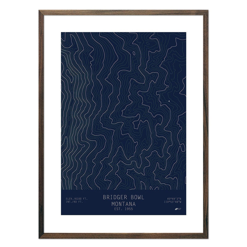 Bridger Bowl, Montana - Muir Way - TOPO Series