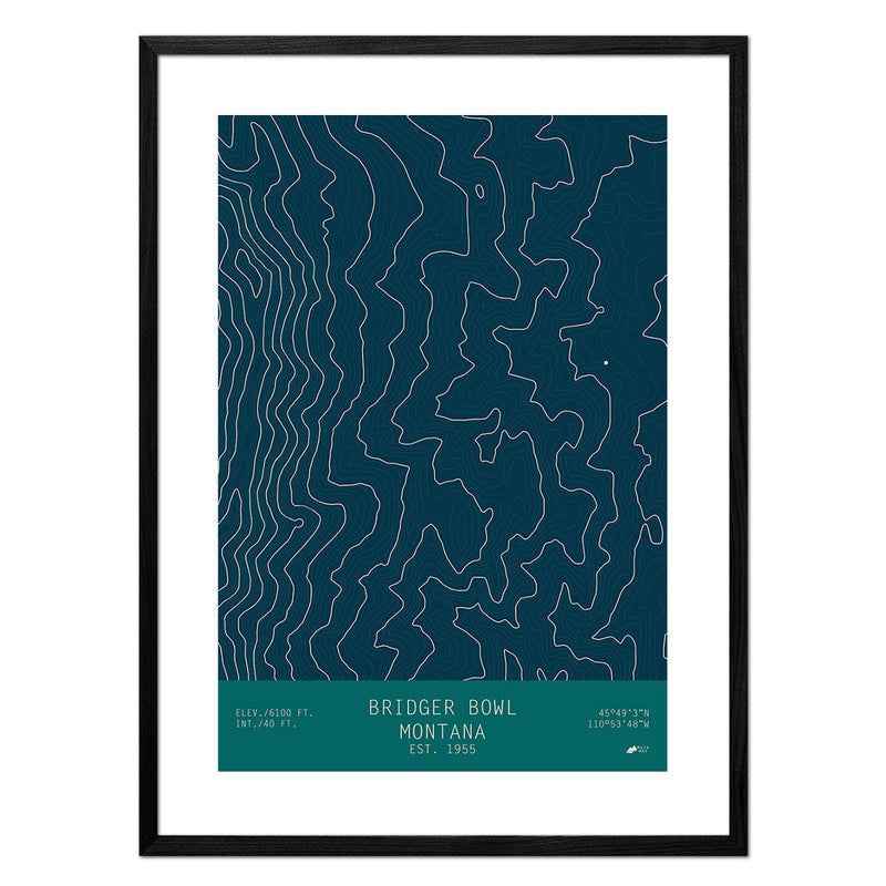 Bridger Bowl, Montana - Muir Way - TOPO Series