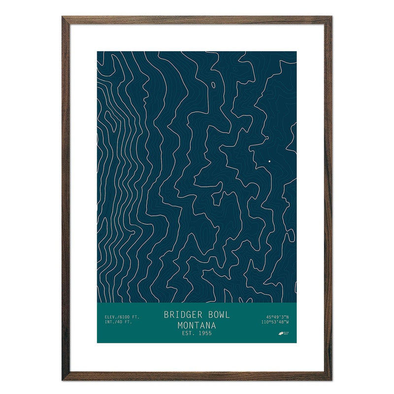 Bridger Bowl, Montana - Muir Way - TOPO Series