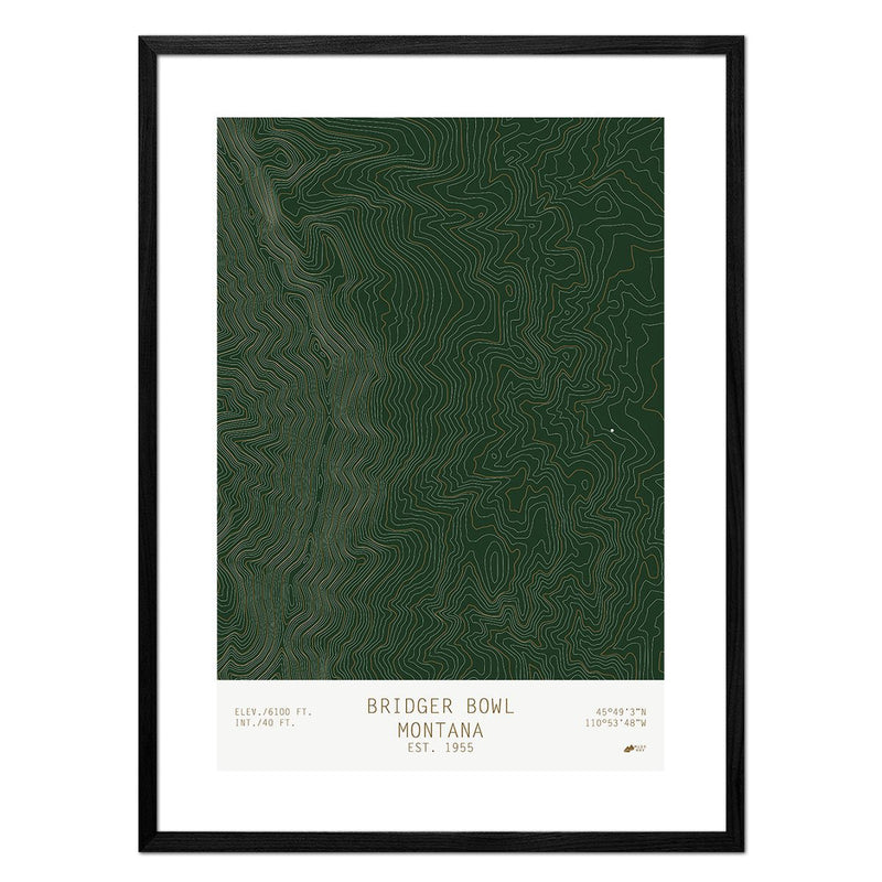 Bridger Bowl, Montana - Muir Way - TOPO Series