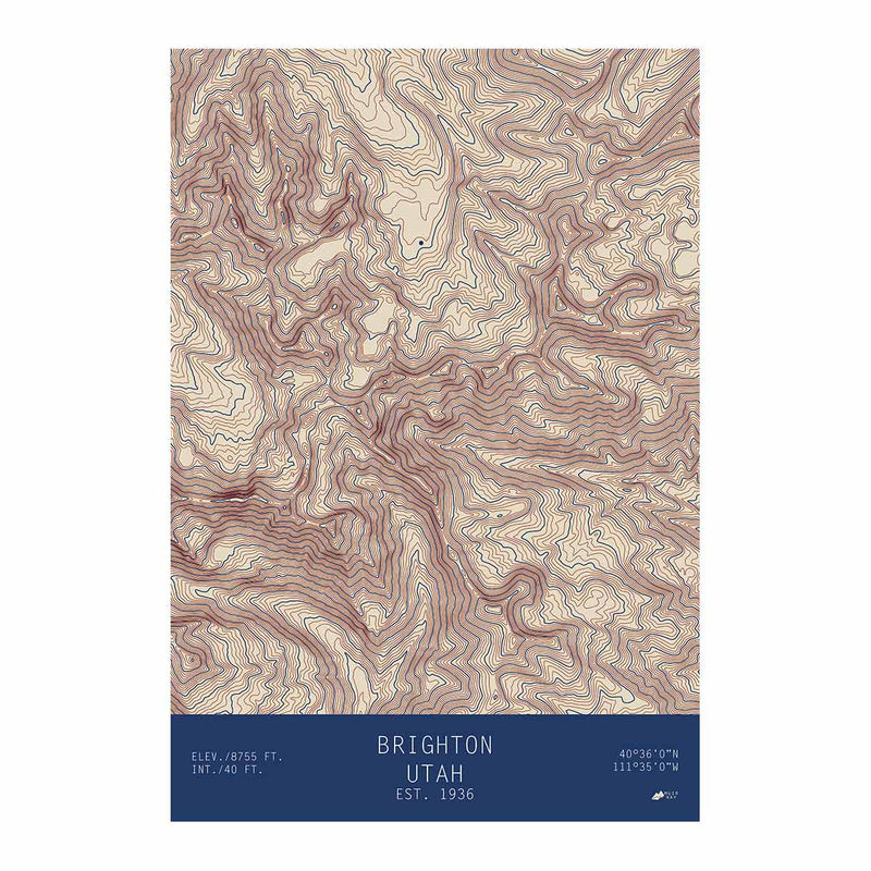 Brighton, Utah - Muir Way - TOPO Series