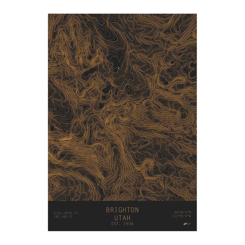 Brighton, Utah - Muir Way - TOPO Series
