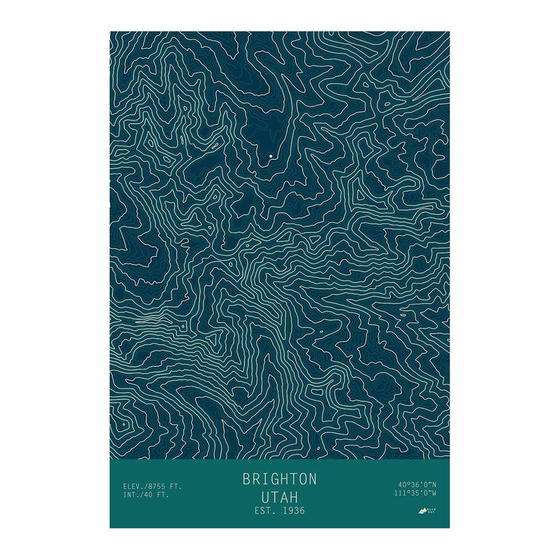 Brighton, Utah - Muir Way - TOPO Series