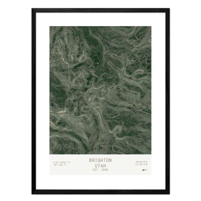 Brighton, Utah - Muir Way - TOPO Series