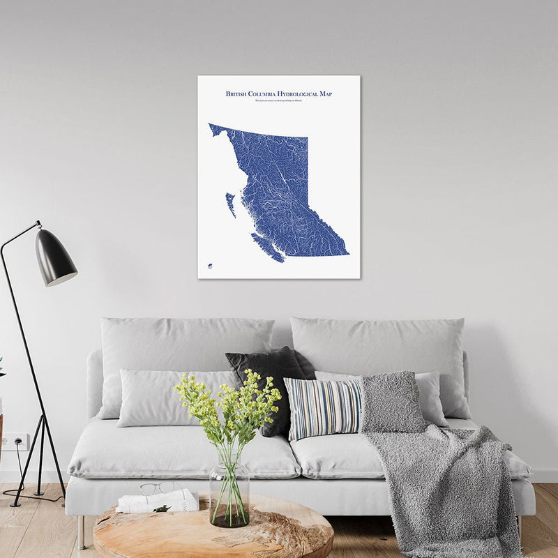 British Columbia Hydrological Map - Muir Way - 