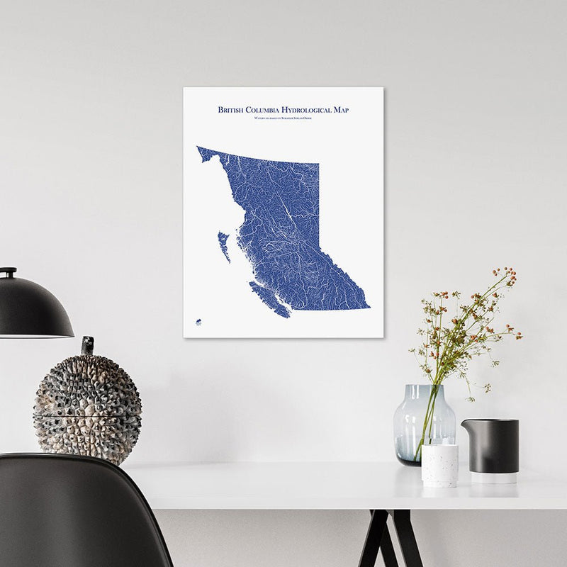 British Columbia Hydrological Map - Muir Way - 
