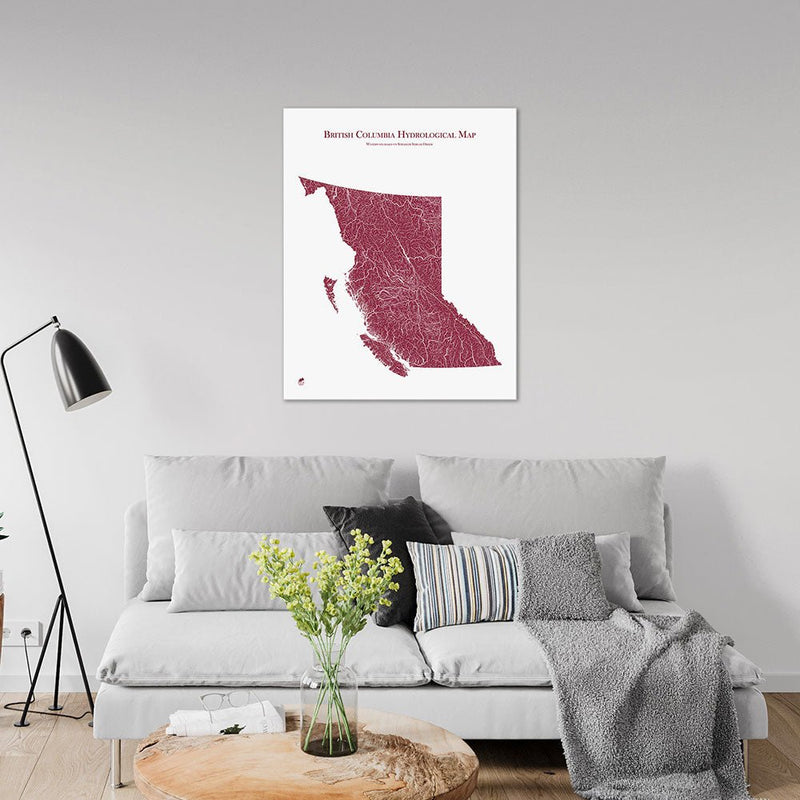 British Columbia Hydrological Map - Muir Way - 