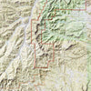 Bryce Canyon National Park Relief Map