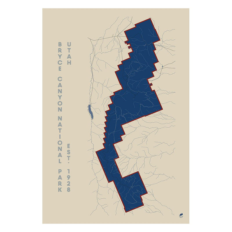 Bryce Canyon National Park Map - Muir Way - National Park