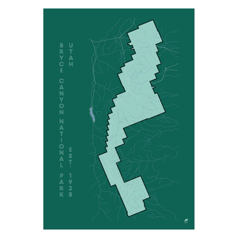 Bryce Canyon National Park Map - Muir Way - National Park