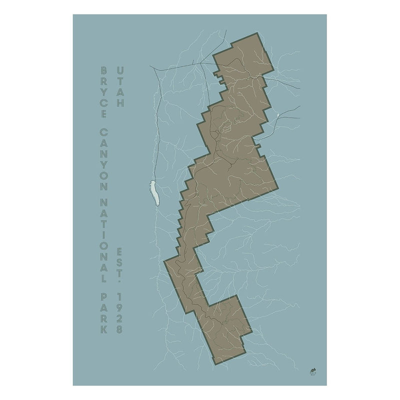 Bryce Canyon National Park Map - Muir Way - National Park