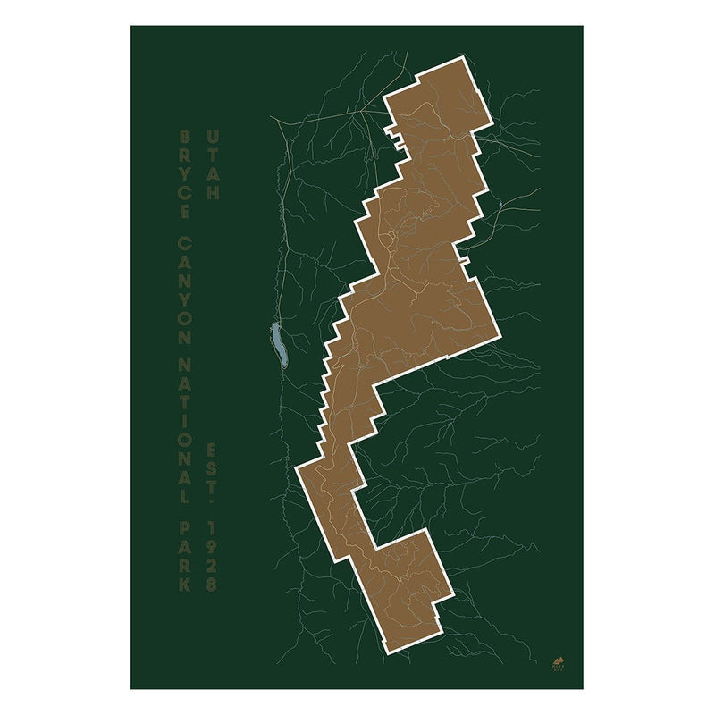 Bryce Canyon National Park Map - Muir Way - National Park
