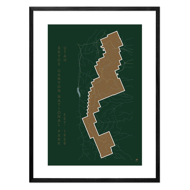 Bryce Canyon National Park Map - Muir Way - National Park