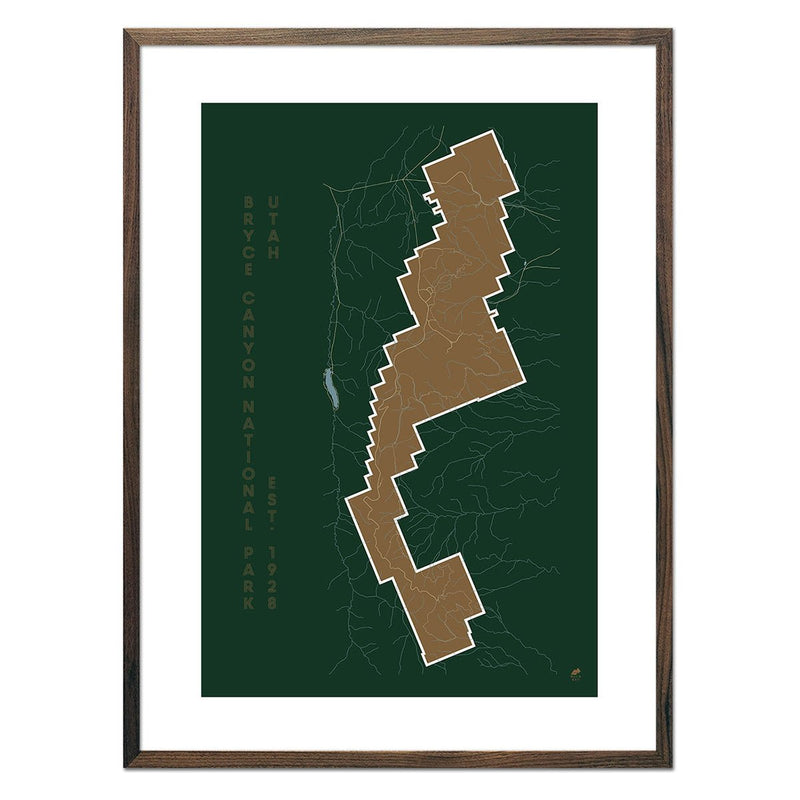 Bryce Canyon National Park Map - Muir Way - National Park