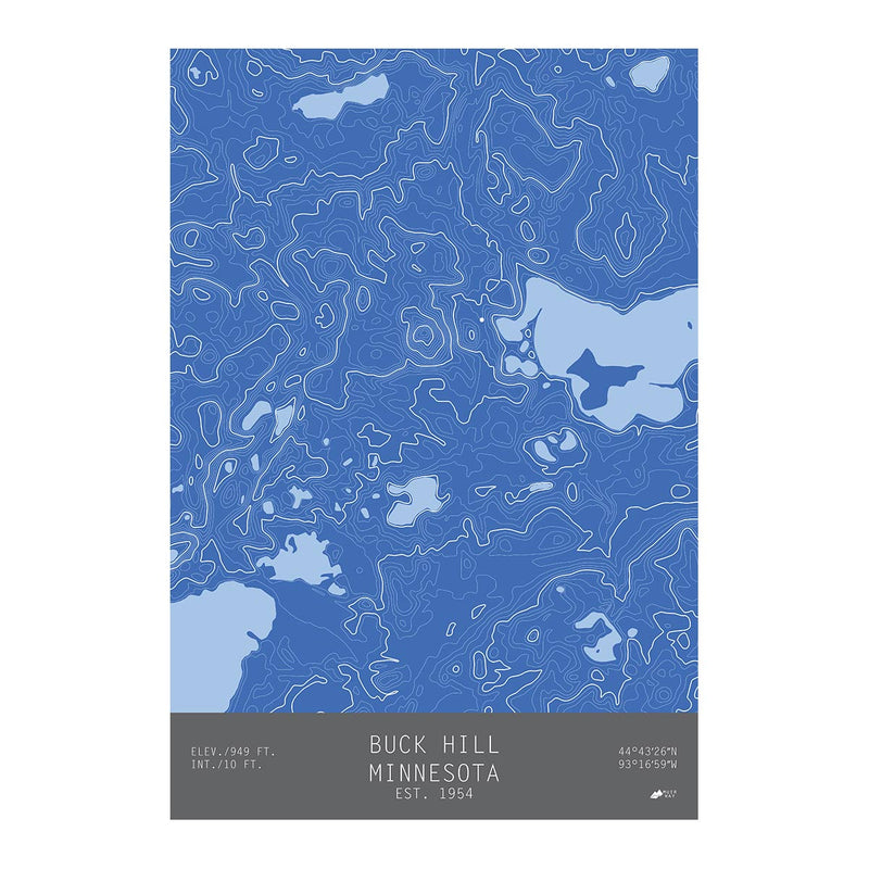 Buck Hill, Minnesota - Muir Way - TOPO Series