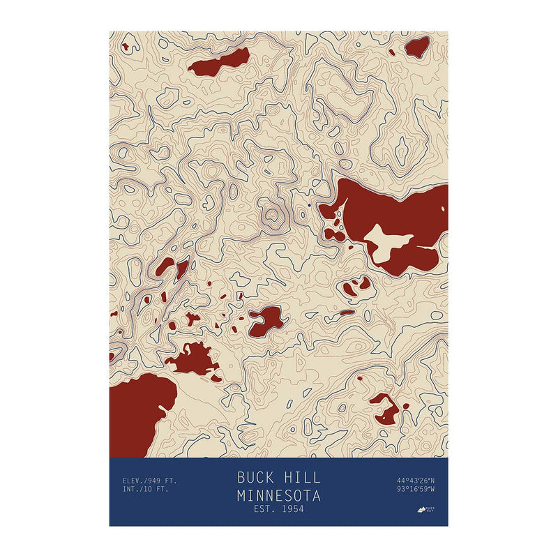 Buck Hill, Minnesota - Muir Way - TOPO Series